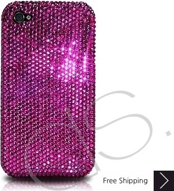 Classic Bling Swarovski Crystal Phone Case - Purple