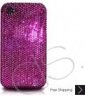 Classic Bling Swarovski Crystal iPhone 15 Case iPhone 15 Pro and iPhone 15 Pro MAX Case - Purple