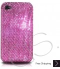Classic Bling Swarovski Crystal iPhone 14 Case iPhone 14 Pro and iPhone 14 Pro MAX Case - Pink