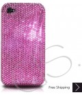 Classic Bling Swarovski Crystal iPhone 16 Case iPhone 16 Pro and iPhone 16 Pro MAX Case - Pink