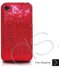 Classic Bling Swarovski Crystal Phone Case - Red