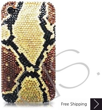 Split Bling Swarovski Crystal Phone Cases - Gold