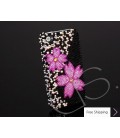 Twin Floral Bling Swarovski Crystal Phone Cases