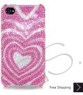 Sweet Heart Bling Swarovski Crystal iPhone 16 Case iPhone 16 Pro and iPhone 16 Pro MAX Case