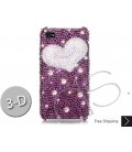 Fancy Love Bling Swarovski Crystal Phone Cases - Purple