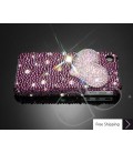 Fancy Love Bling Swarovski Crystal Phone Cases - Purple