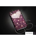 Fancy Love Bling Swarovski Crystal Phone Cases - Purple