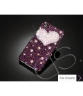 Fancy Love Bling Swarovski Crystal Phone Cases - Purple
