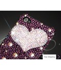 Fancy Love Bling Swarovski Crystal Phone Cases - Purple