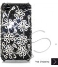 Dark Snowflake Bling Swarovski Crystal iPhone 15 Case iPhone 15 Pro and iPhone 15 Pro MAX Case
