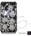 Dark Snowflake Bling Swarovski Crystal iPhone 16 Case iPhone 16 Pro and iPhone 16 Pro MAX Case