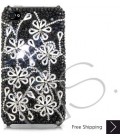 Dark Snowflake Bling Swarovski Crystal Phone Cases