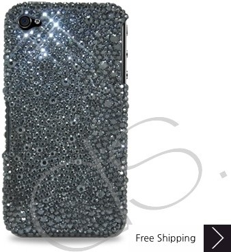 Anomaly Bling Swarovski Crystal Phone Case - Black