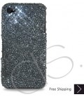 Anomaly Bling Swarovski Crystal Phone Case - Black