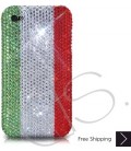 National Series Bling Swarovski Crystal iPhone 16 Case iPhone 16 Pro and iPhone 16 Pro MAX Case - Italy