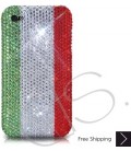 National Series Bling Swarovski Crystal iPhone 15 Case iPhone 15 Pro and iPhone 15 Pro MAX Case - Italy