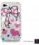 Ribbon Bling Swarovski Crystal Phone Case - Red