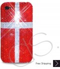National Series Bling Swarovski Crystal iPhone 15 Case iPhone 15 Pro and iPhone 15 Pro MAX Case - Denmark