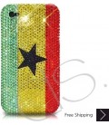 National Series Bling Swarovski Crystal Phone Case - Ghana
