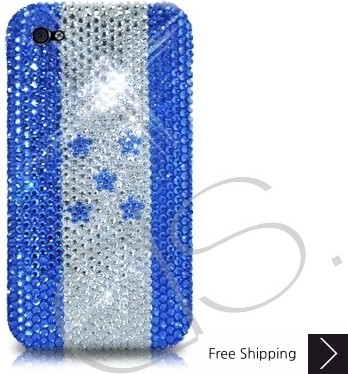 National Series Bling Swarovski Crystal Phone Case - Honduras