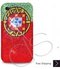 National Series Bling Swarovski Crystal Phone Case - Portugal