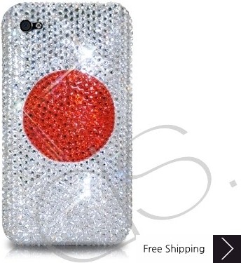 National Series Bling Swarovski Crystal Phone Case - Japan