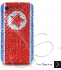 National Series Bling Swarovski Crystal iPhone 15 Case iPhone 15 Pro and iPhone 15 Pro MAX Case - Korea DPR