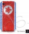 National Series Bling Swarovski Crystal Phone Case - Korea DPR