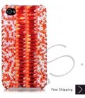 Ladder Bling Swarovski Crystal Phone Cases - Red 