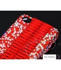 Ladder Bling Swarovski Crystal Phone Cases - Red 