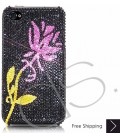 Floral Bling Swarovski Crystal iPhone 15 Case iPhone 15 Pro and iPhone 15 Pro MAX Case