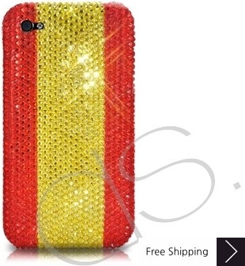 National Series Bling Swarovski Crystal Phone Case - Spain