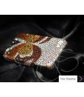 Butterfly Bling Swarovski Crystal Phone Case - Gold