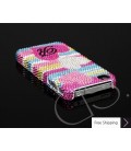 Fall in love Personalized Bling Swarovski Crystal Phone Cases - Stripe