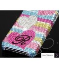 Fall in love Personalized Bling Swarovski Crystal Phone Cases - Stripe