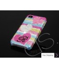 Fall in love Personalized Bling Swarovski Crystal Phone Cases - Stripe