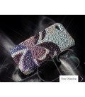 Butterfly Bling Swarovski Crystal Phone Case - Purple