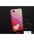 Gradation Heart Bling Swarovski Crystal Phone Cases