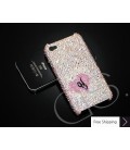 Fall in love Personalized Bling Swarovski Crystal Phone Cases - Silver