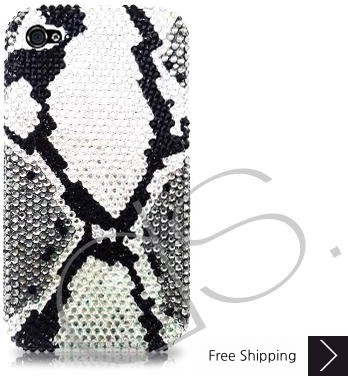 Split Bling Swarovski Crystal iPhone 15 Case iPhone 15 Pro and iPhone 15 Pro MAX Case - Gray