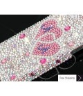 Fall In Love Personalized Bling Swarovski Crystal Phone Cases - Pair