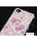 Fall In Love Personalized Bling Swarovski Crystal Phone Cases - Pair