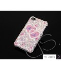 Fall In Love Personalized Bling Swarovski Crystal Phone Cases - Pair