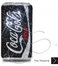 Coca Cola Zero Bling Swarovski Crystal iPhone 14 Case iPhone 14 Pro and iPhone 14 Pro MAX Case