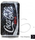 Coca Cola Zero Bling Swarovski Crystal iPhone 16 Case iPhone 16 Pro and iPhone 16 Pro MAX Case