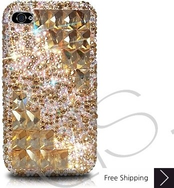 Symmetric Bling Swarovski Crystal iPhone 15 Case iPhone 15 Pro and iPhone 15 Pro MAX Case