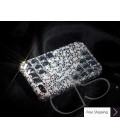 Symmetric Swarovski Crystal Phone Case - Platinum