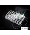 Symmetric Swarovski Crystal Phone Case - Platinum