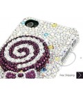 Lollipop Bling Swarovski Crystal Phone Cases - Purple