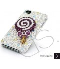 Lollipop Bling Swarovski Crystal Phone Cases - Purple